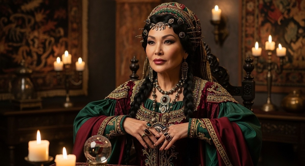 Так возможно, выглядела Мавлюджан :) Или не так.