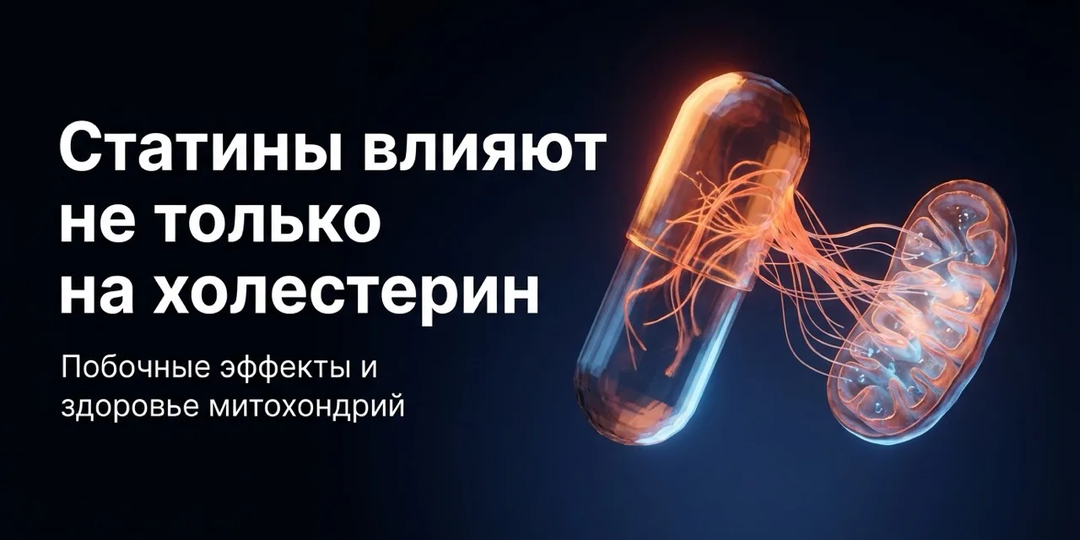 Статины бьют не только по холестерину: что они делают с митохондриями?