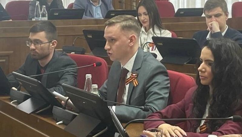    Член молодёжного парламента Данил Писковатский Фото: Кристина Кузёма / / ИА «Победа26»