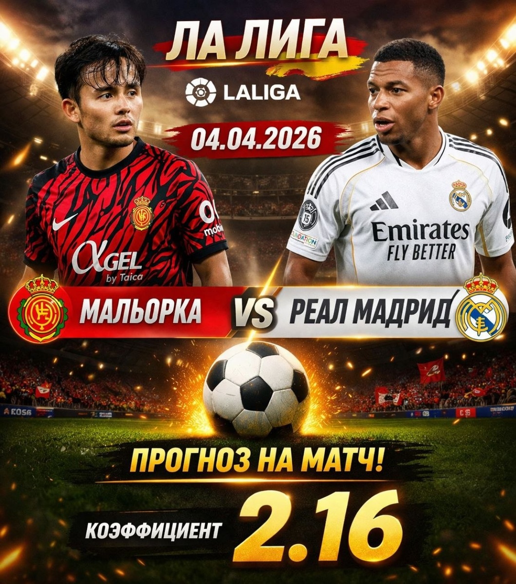 Мальорка — Реал Мадрид прогноз и ставки на футбол.
