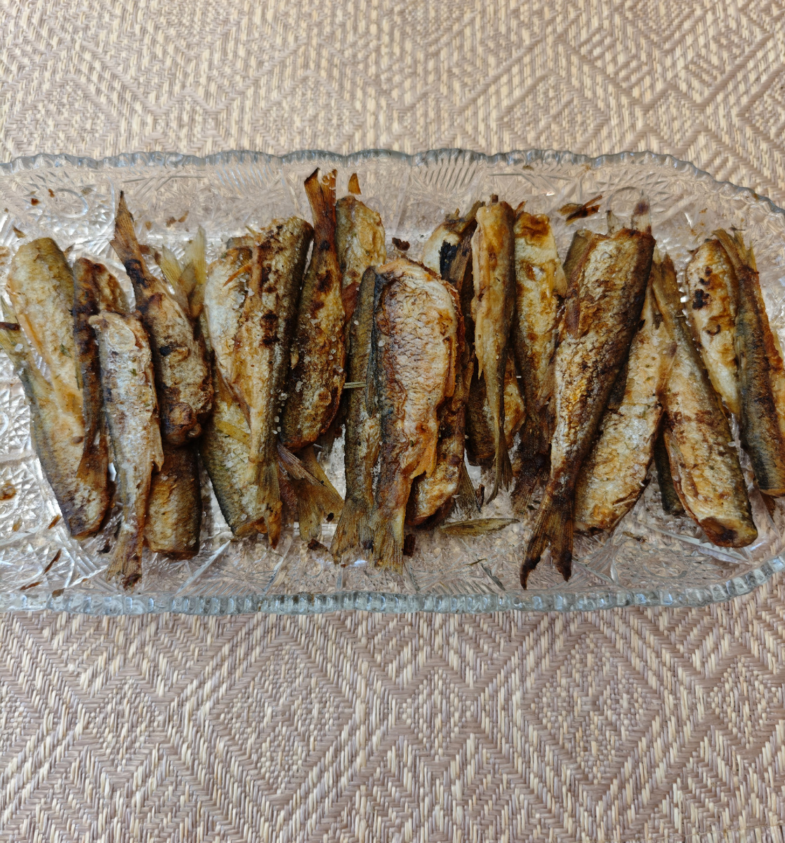 Вот столько осталось после ужина