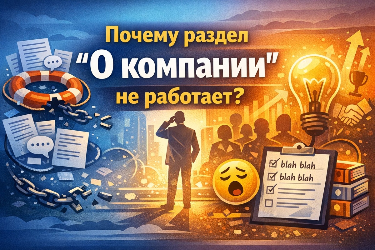 Почему раздел “О компании” часто не работает — и что должно быть вместо пустых слов