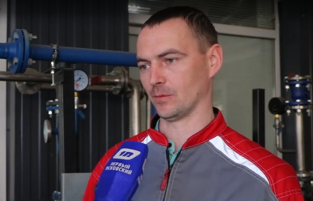 Скриншот репортажа «Первого Псковского»