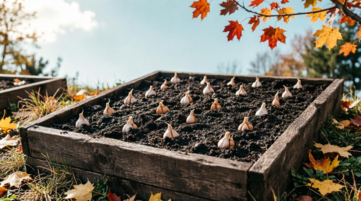 Правильная подготовка почвы = крупные головки чеснока