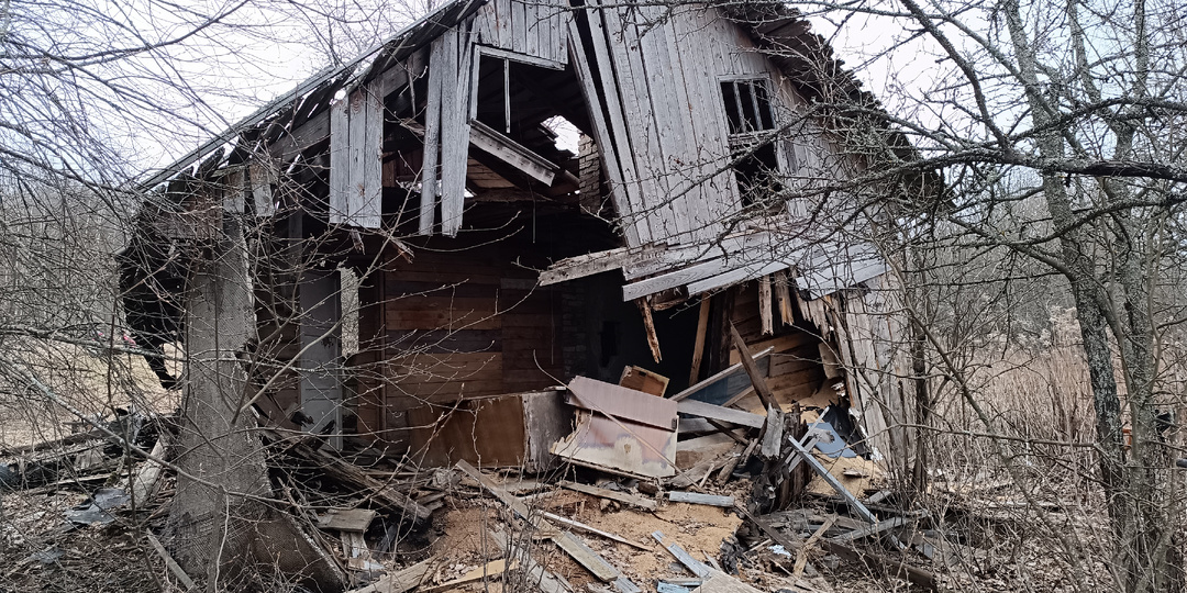 Ведьмина заброшка в Ленинградской области: почему за 20 лет из заброшенного дома в лесу не вынесли ни одной доски