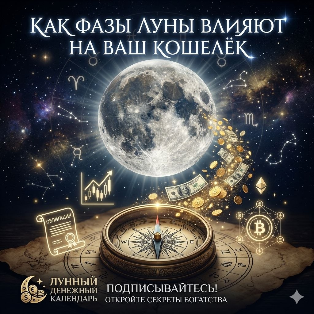 🌙 Финансы по лунному календарю: звучит необычно, но работает!