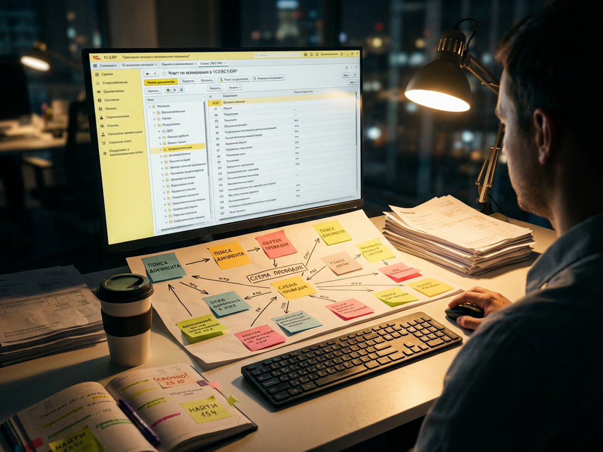 Шпаргалка 1С:ERP