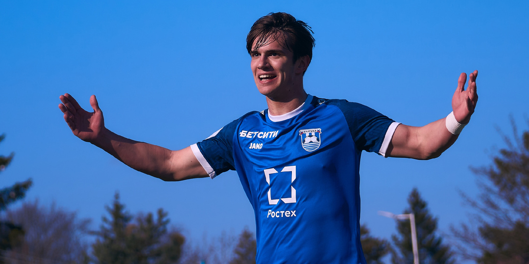 Арсений Аввакумов отличился очередным голом за «Балтику» в МФЛ.