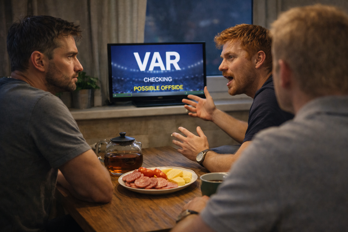 А теперь тишина и одно слово на экране: VAR