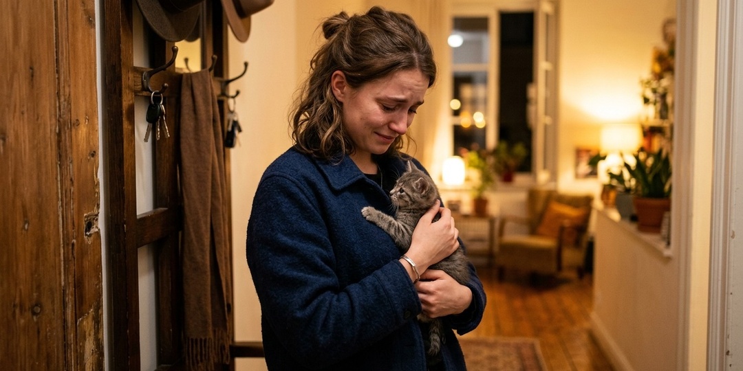 Мы нашли его в мусорном контейнере. Он вцепился в мою куртку и не хотел уходить