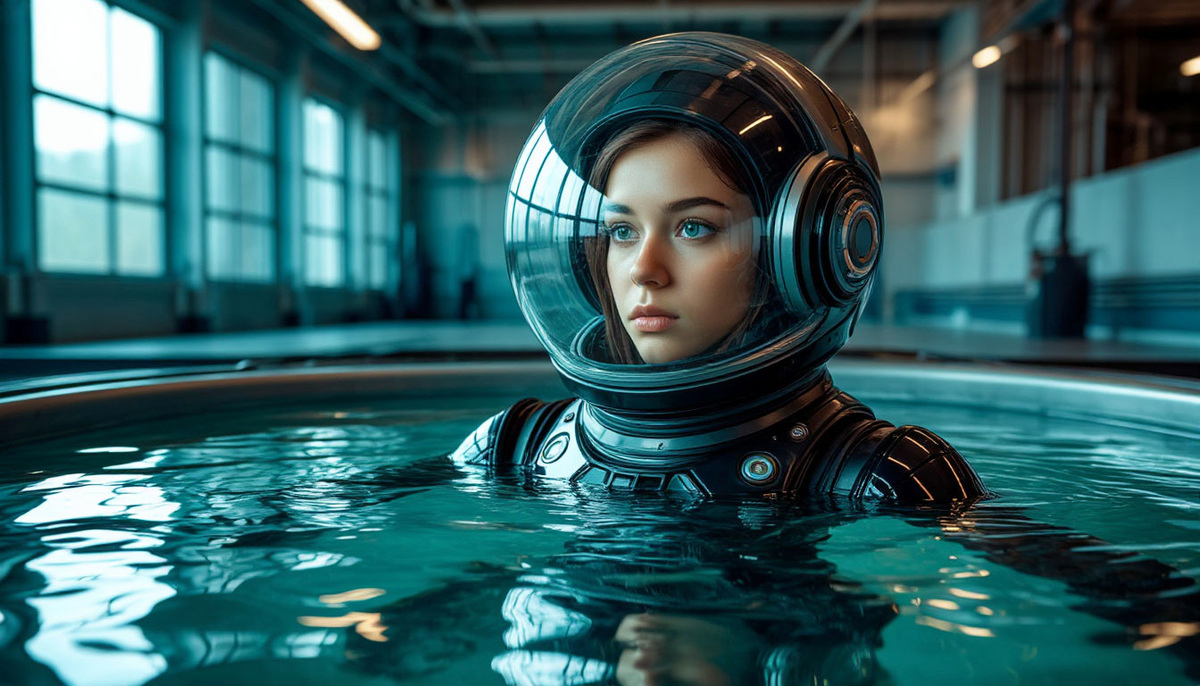 Девушка участвовала в эксперименте.