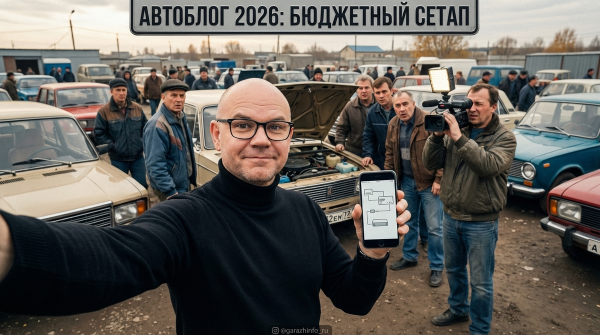    Вот как выглядит наш сетап для съемки автоконтента на небольшом бюджете. Zero8