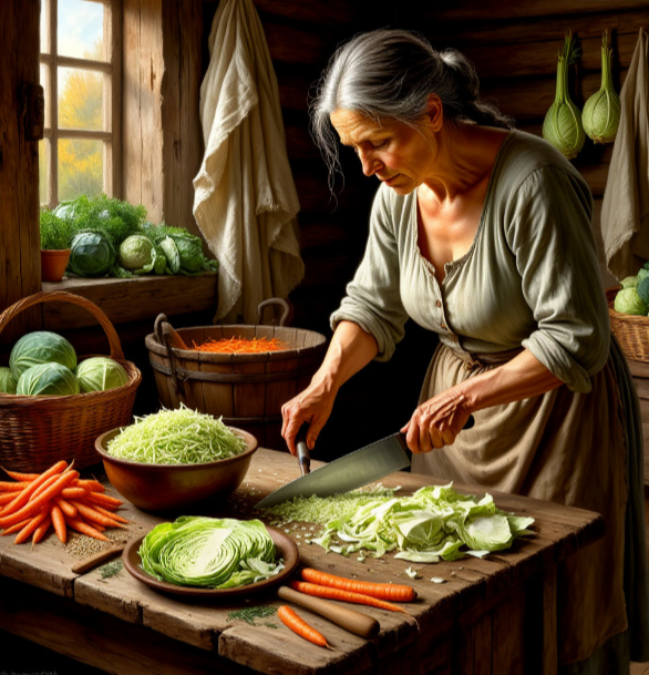 Зимние запасы русского крестьянина XVIII столетия