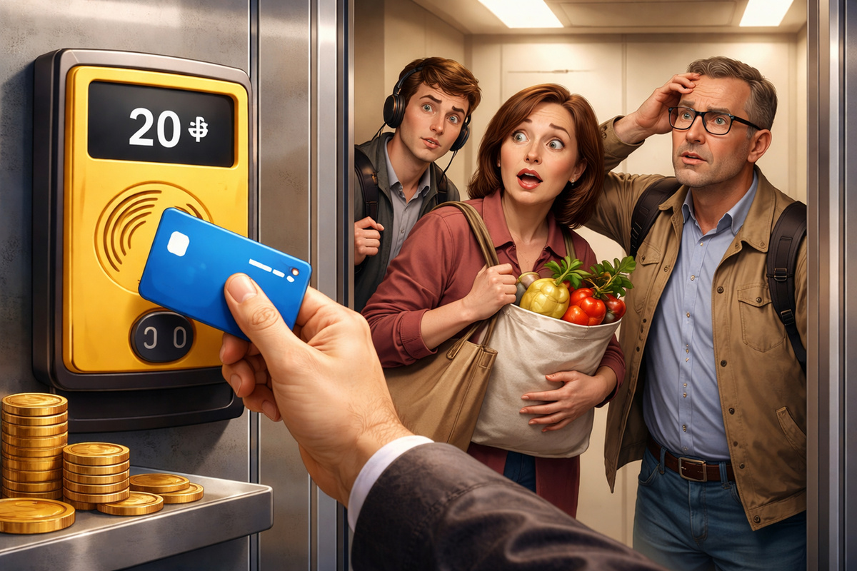 А не ввести ли россиянам плату за каждую поездку в лифте? Совет эксперта