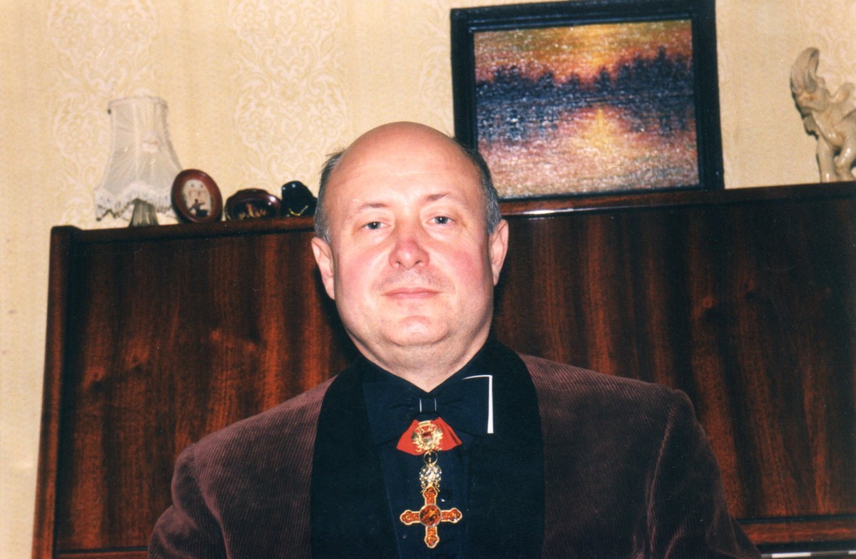 М.В. Орешкин с Орденом Св. Констатнтина Великого
