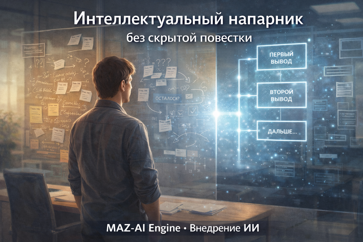 ИИ напарник, который может тупить, но не предаёт