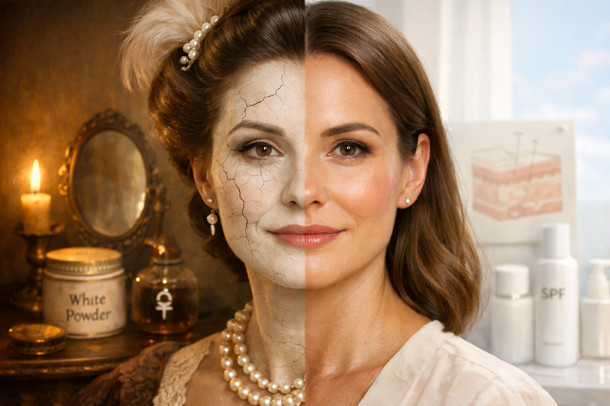 От свинцовых белил до SPF: как медицина спасала красоту от самой косметики 