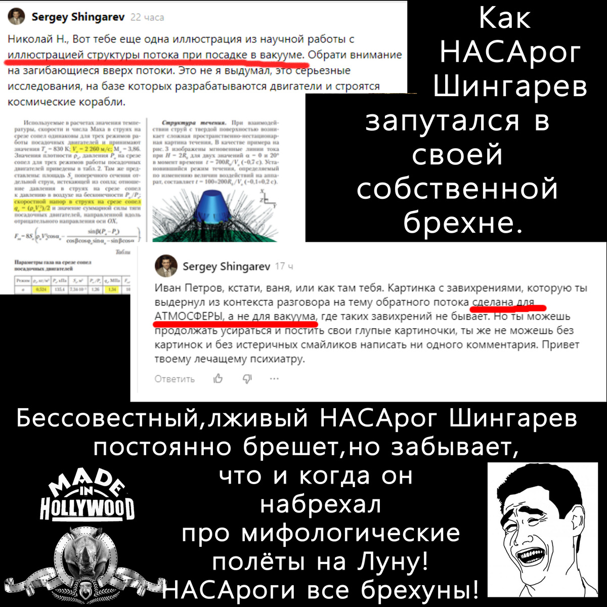 Позорное враньё шингарева.