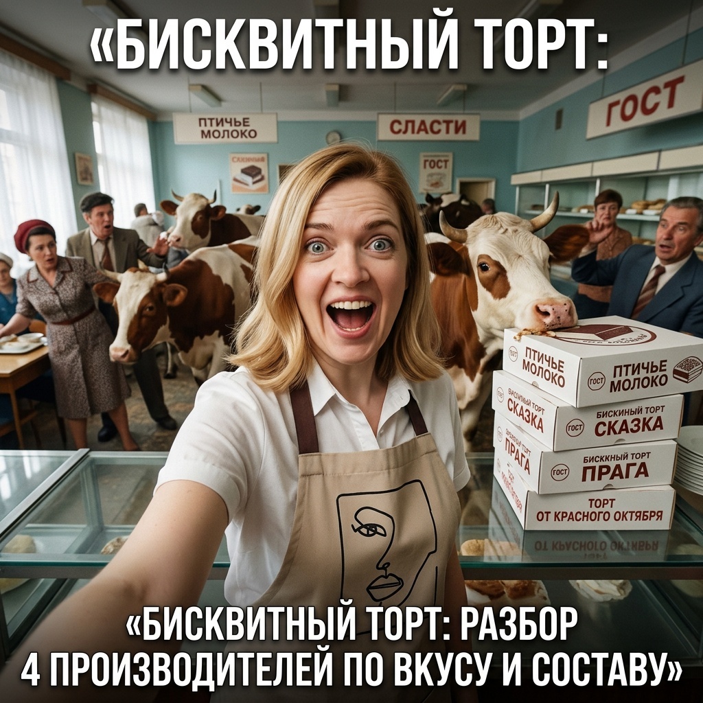    Обзор и анализ состава бисквитных тортов от четырех популярных брендов. admin