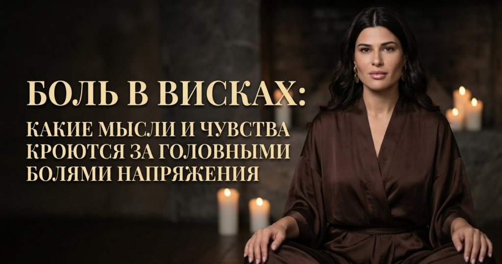 Боль в висках: какие мысли и чувства кроются за головными болями напряжения