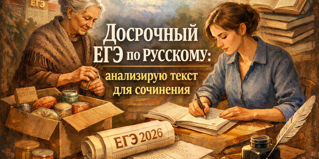 Досрочный ЕГЭ по русскому: анализирую текст для сочинения