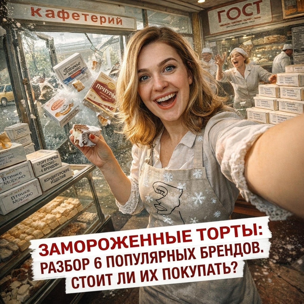    Сравнение качества и вкуса замороженных тортов известных марок admin