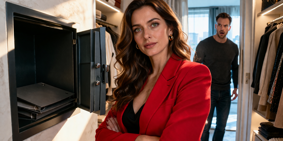 — Ты отдашь деньги моей маме! — сказал муж, но жена открыла сейф, и он замер