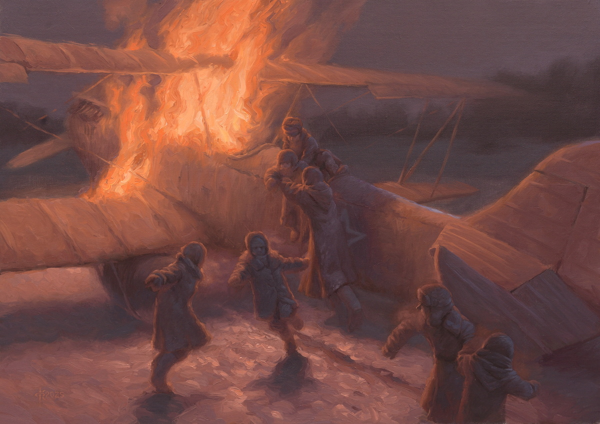 Холст, масло, 50х70 см., ноябрь 2025 г.