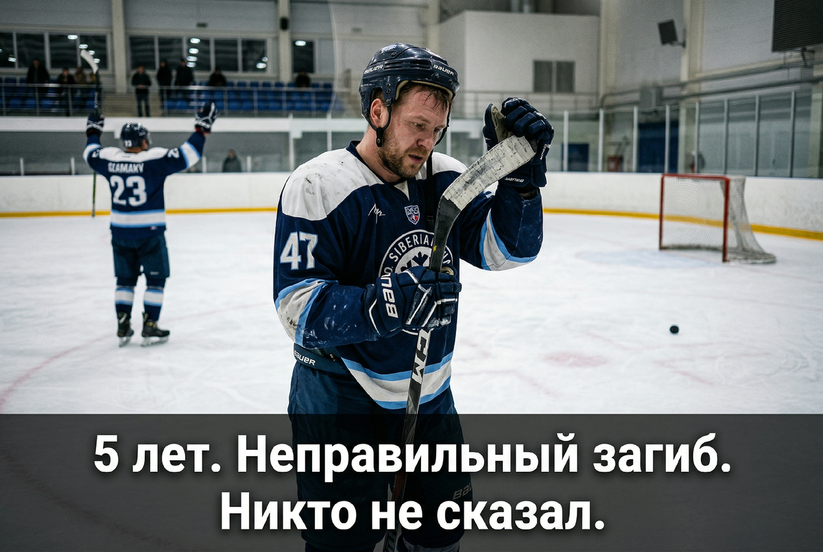 Как неправильный загиб клюшки может годами тормозить ваш прогресс — и как это исправить