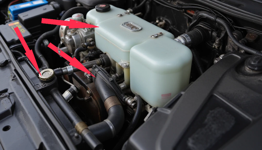 проверка системы охлаждения двигателя своими руками