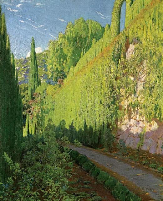 Сантьяго Руссиньоль. Сад в Са Кома, Вальдемоса, Майорка. Масло, холст