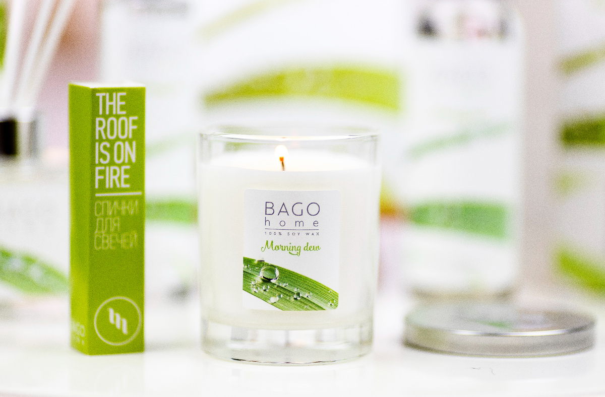 Ароматическая свеча "Утренняя роса" из коллекции "Ориджиналс"