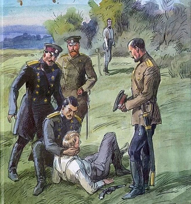 Иллюстрация к самому драматичному моменту повести (картинка из сети). 