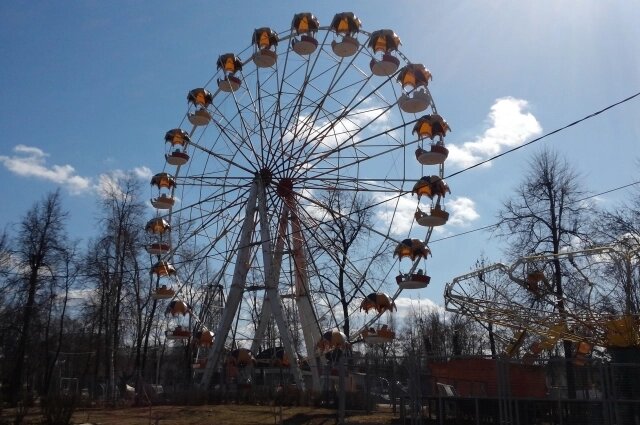    Так выглядело старое колесо обозрения в Твери. Фото: АиФ