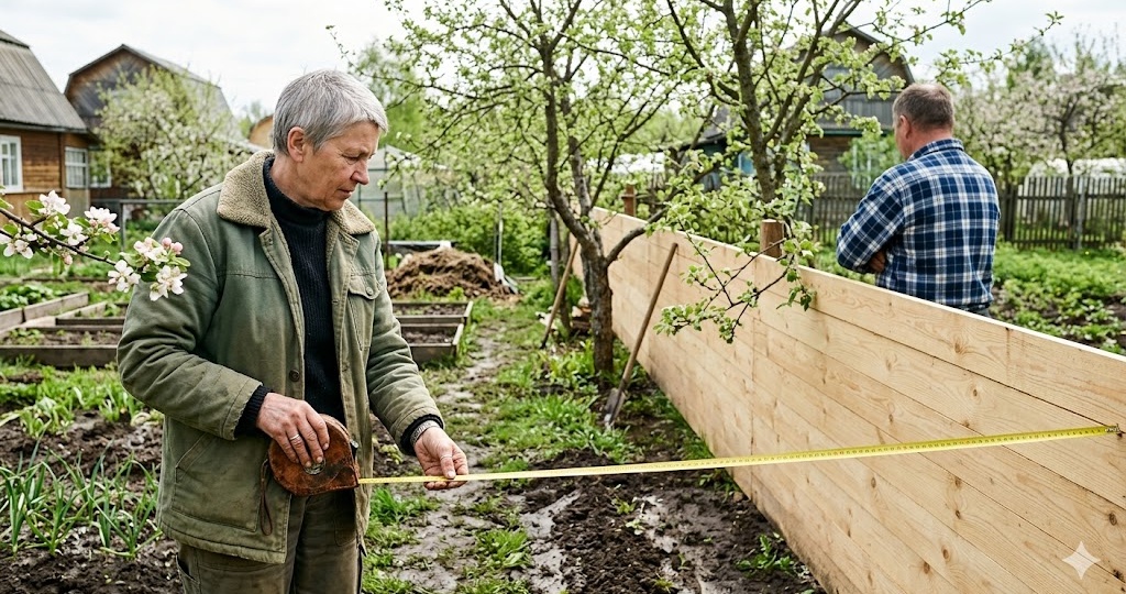 Пенсионерка достала старую рулетку из шкафа — и доказала, что сосед подкупил кадастрового инженера ради полутора метров земли