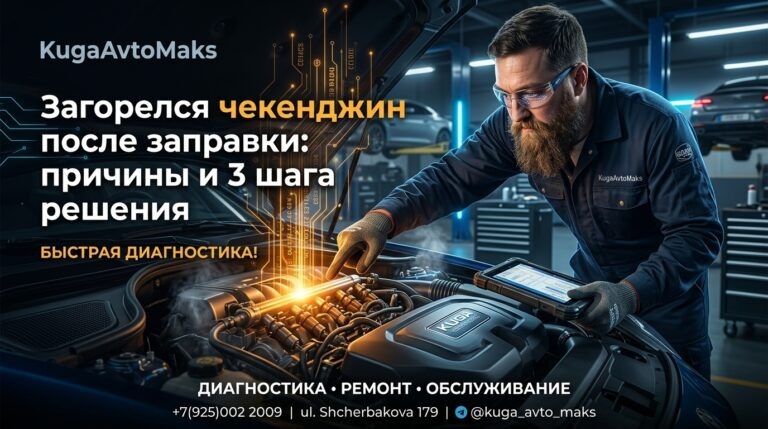 Что делать, если загорелся чек после заправки: причины и решение за 3 шага?