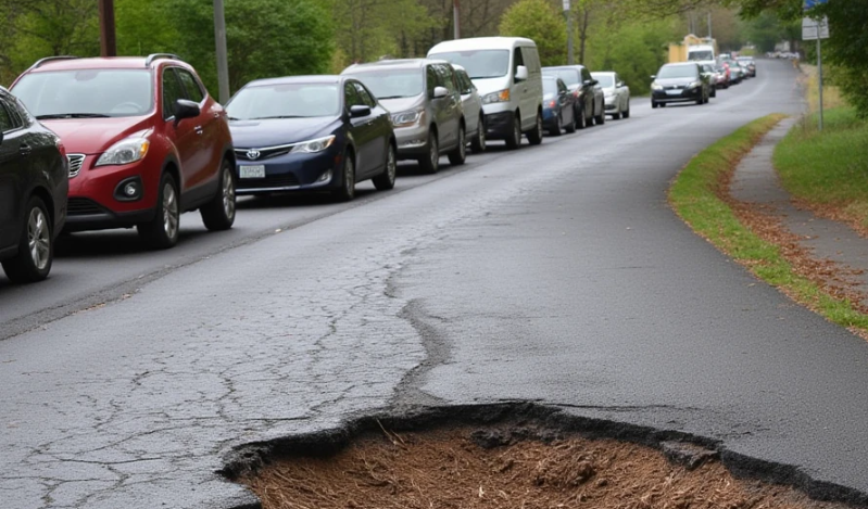 ямы на дорогах весной 2026 года