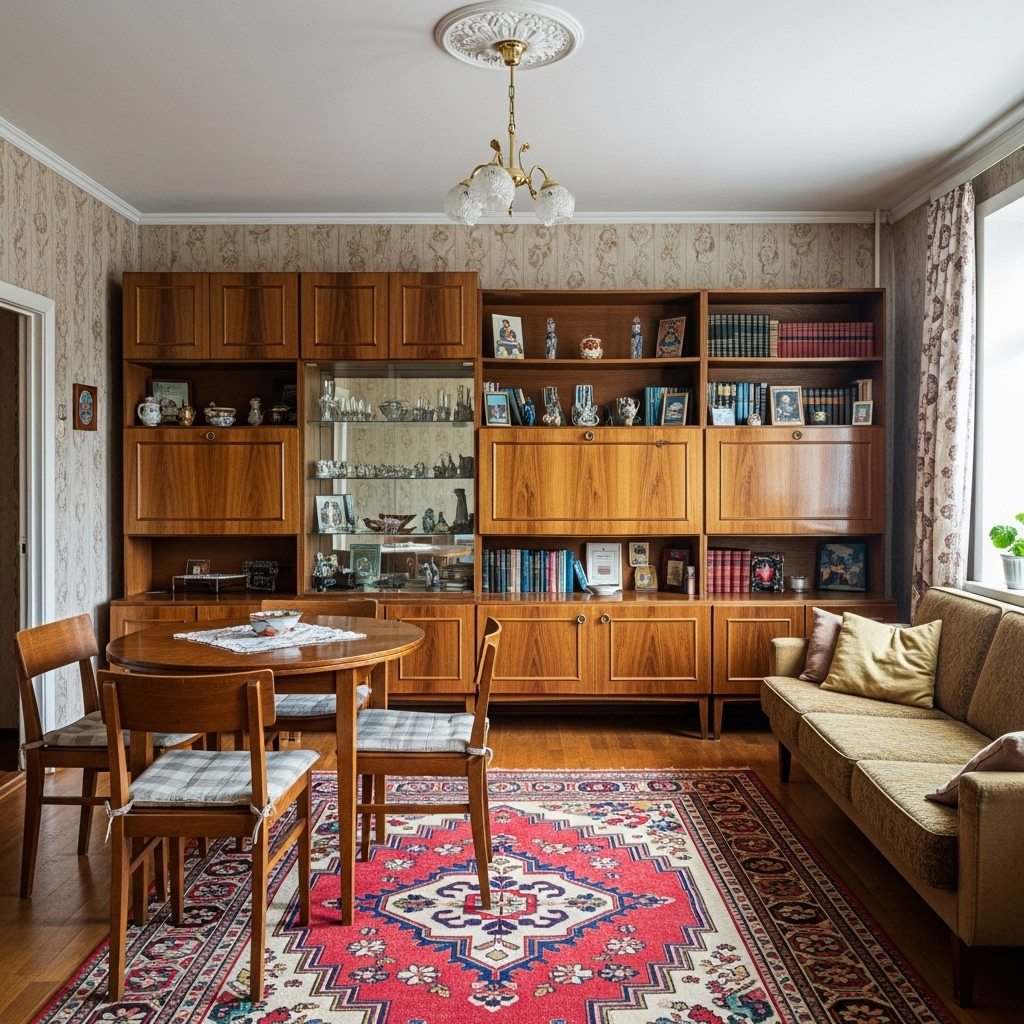 Квартира с ретро-обстановкой сегодня стоит недорого