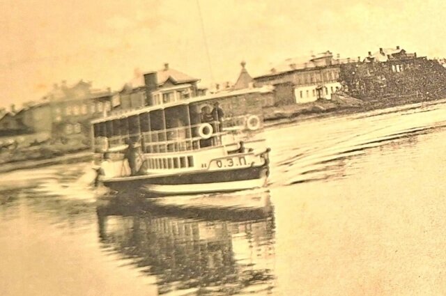    Пароход «Оскар Эдуардович Петцольд» на Кабане, начало XX в. Фото: АиФ/ Ольга Любимова