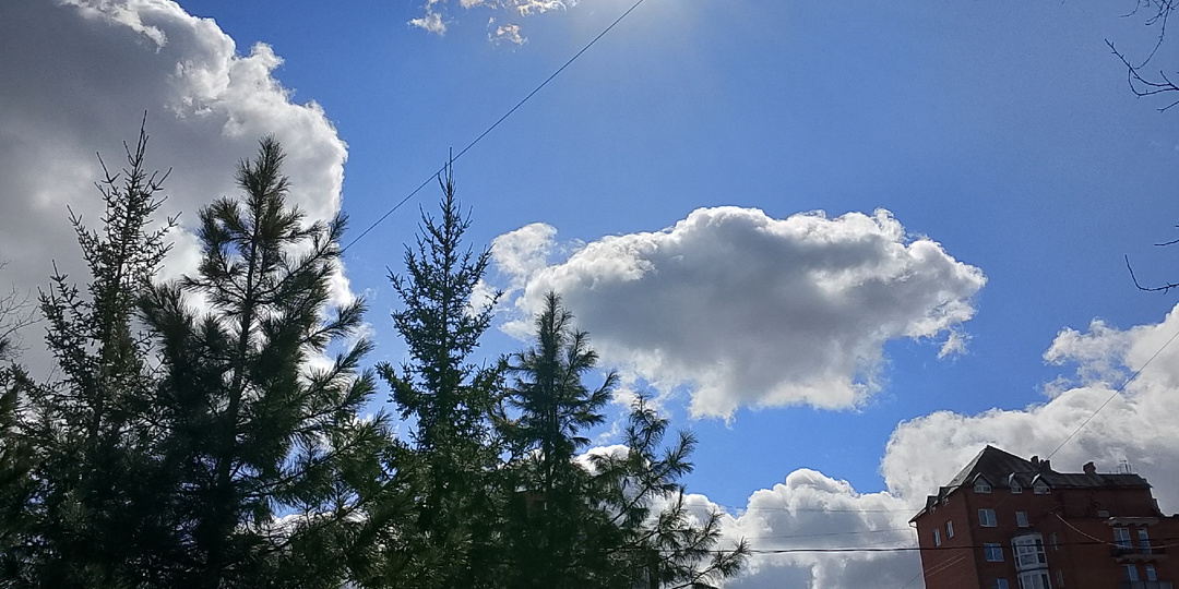 Кучевые облака...