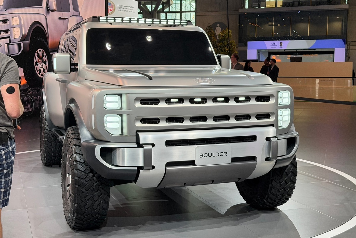 Рамный внедорожник Hyundai Boulder на Нью-Йоркском автосалоне 2026