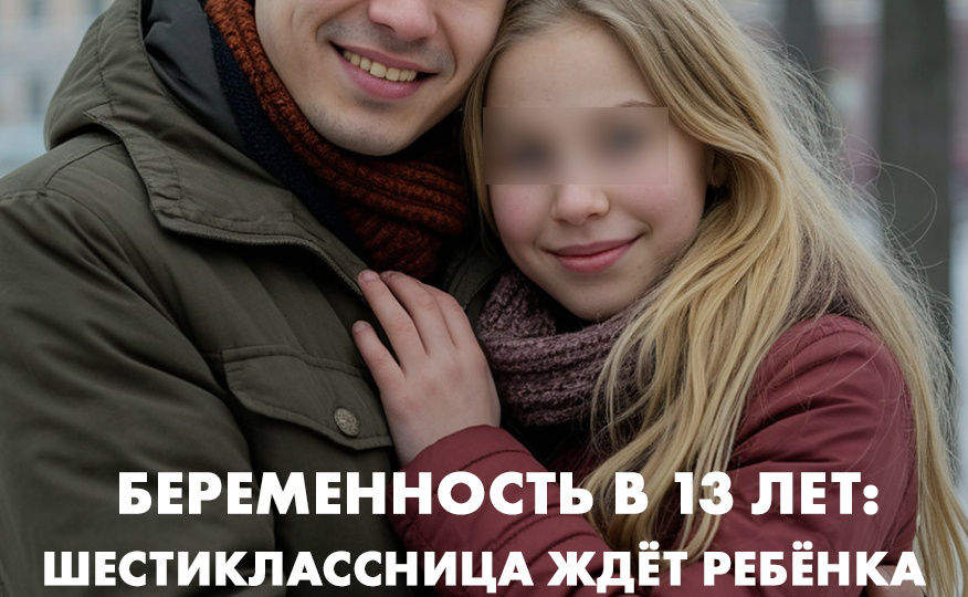 Беременность в 13 лет: шестиклассница ждёт ребёнка от студента из Узбекистана