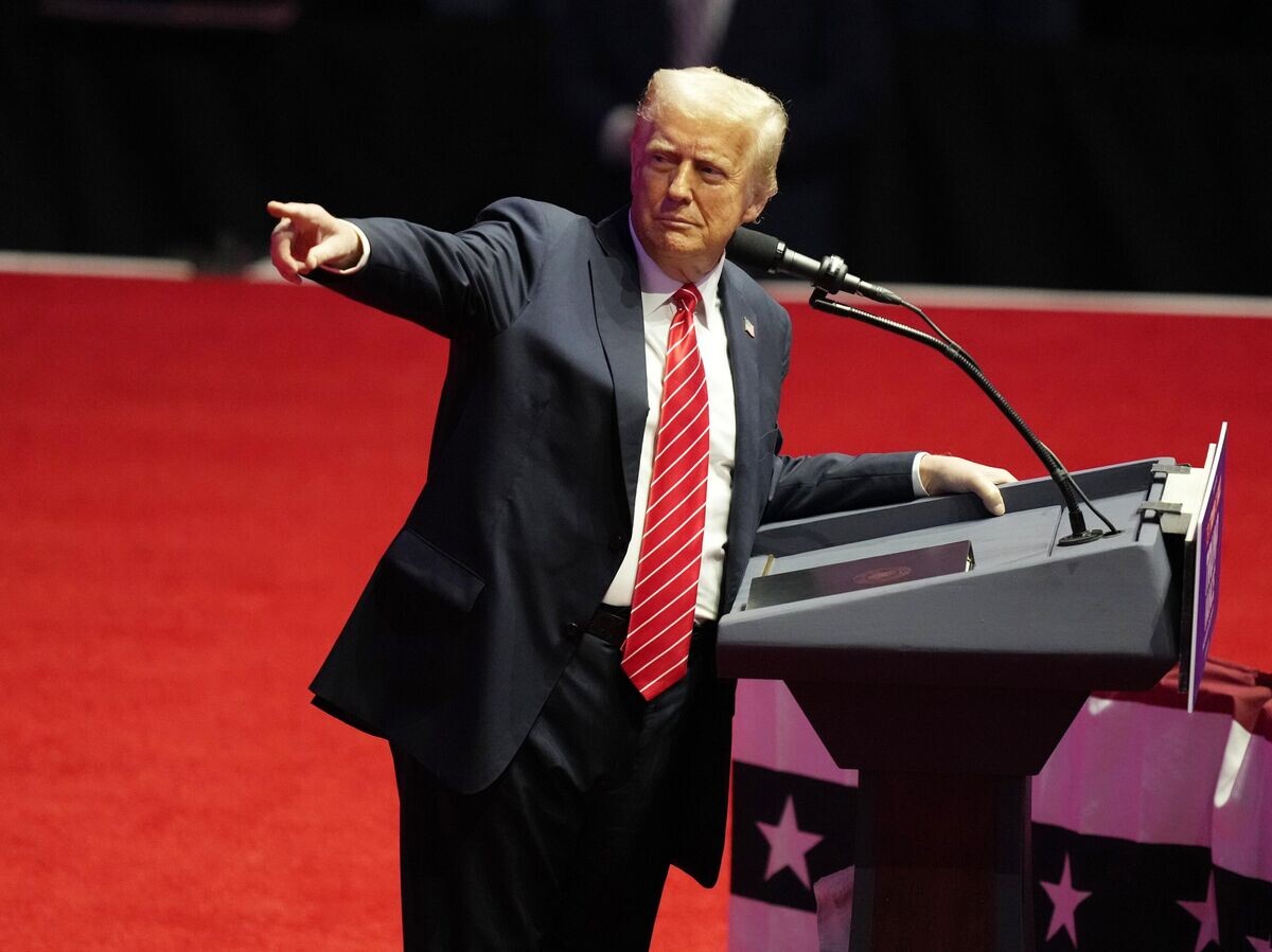    Избранный президент США Дональд Трамп на митинге в канун инаугурации в Вашигтоне | © AP Photo / Alex Brandon