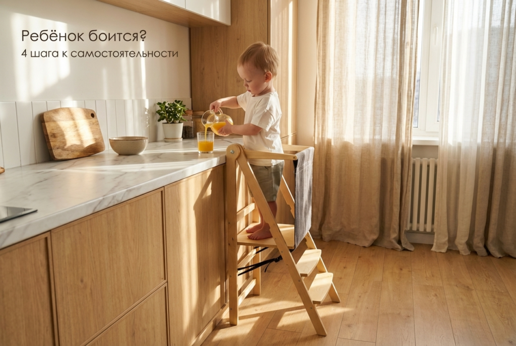    Как помочь малышу преодолеть страх и начать пробовать новое за 4 простых шага. ecomebel