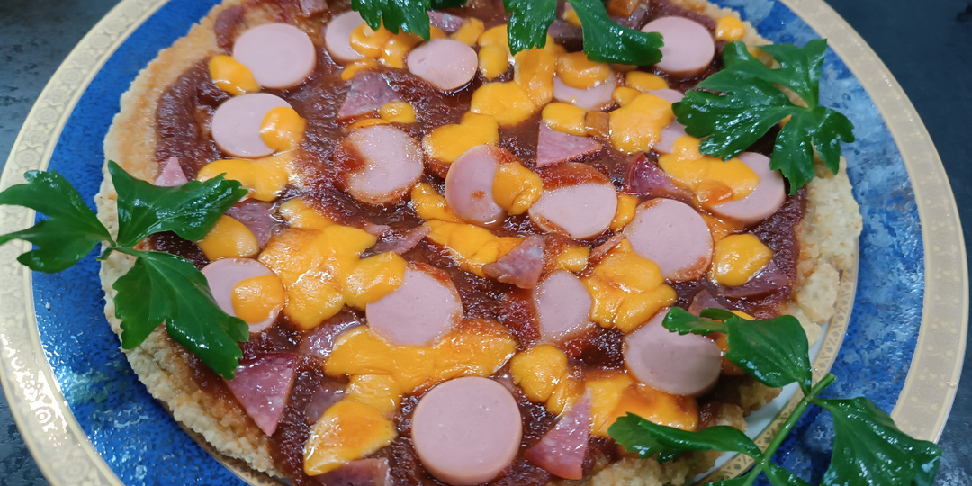 Пицца на основе овсяноблина-быстро и вкусно