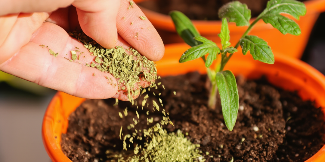 Рассада толстеет на глазах: 1 «листочек» на банку воды, и подкормка готова. Просто и эффективно