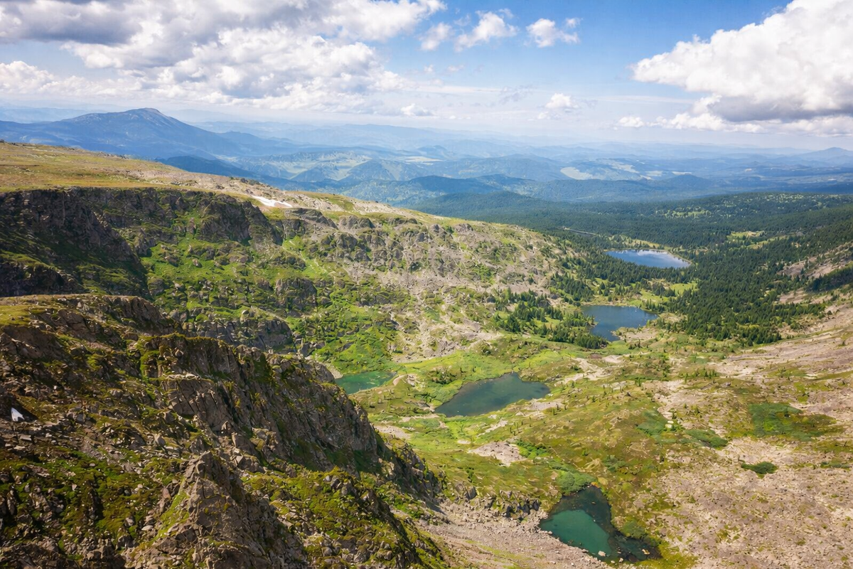 Каракольские озера на Алтае