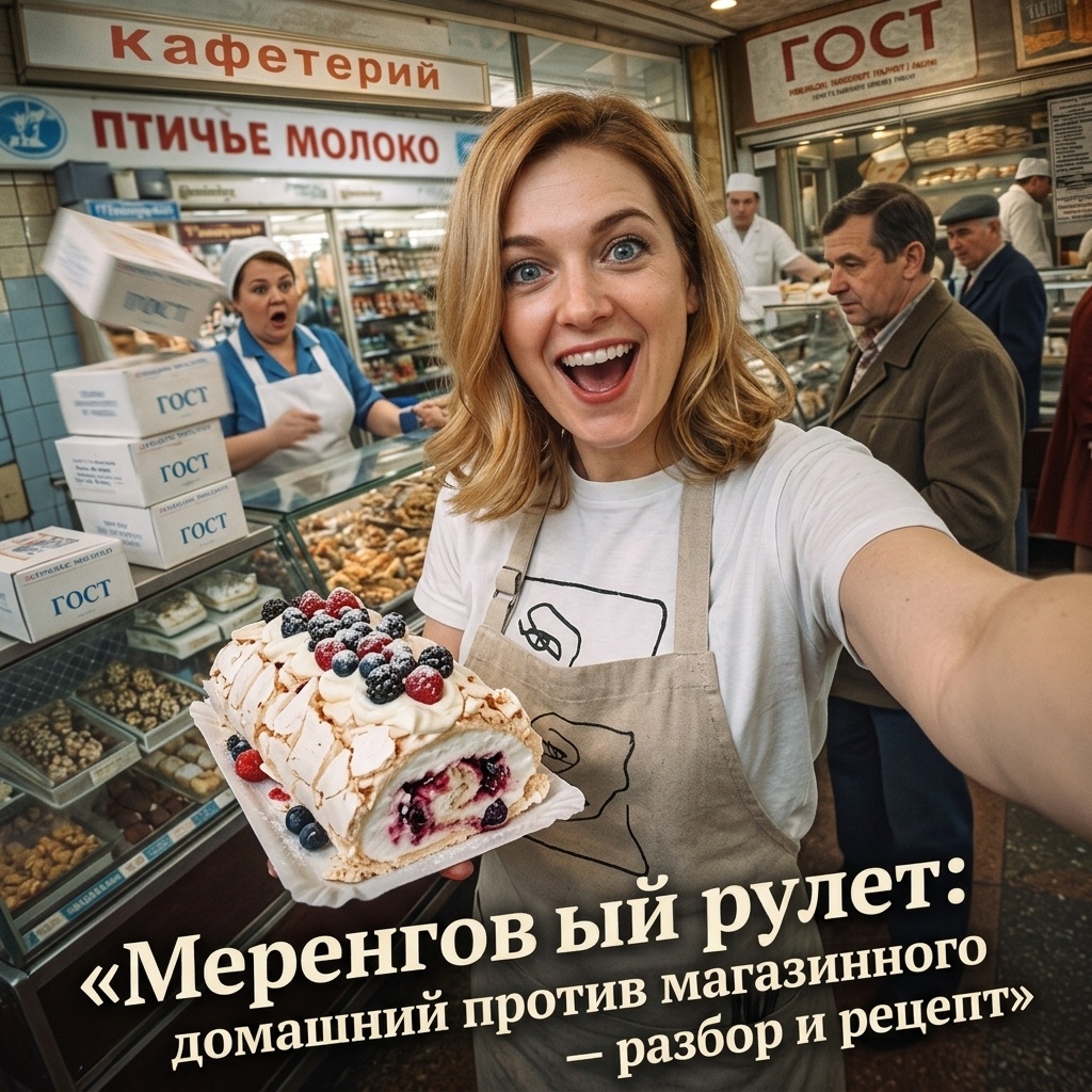    Меренговый рулет: стоит ли готовить дома или проще купить готовый? admin