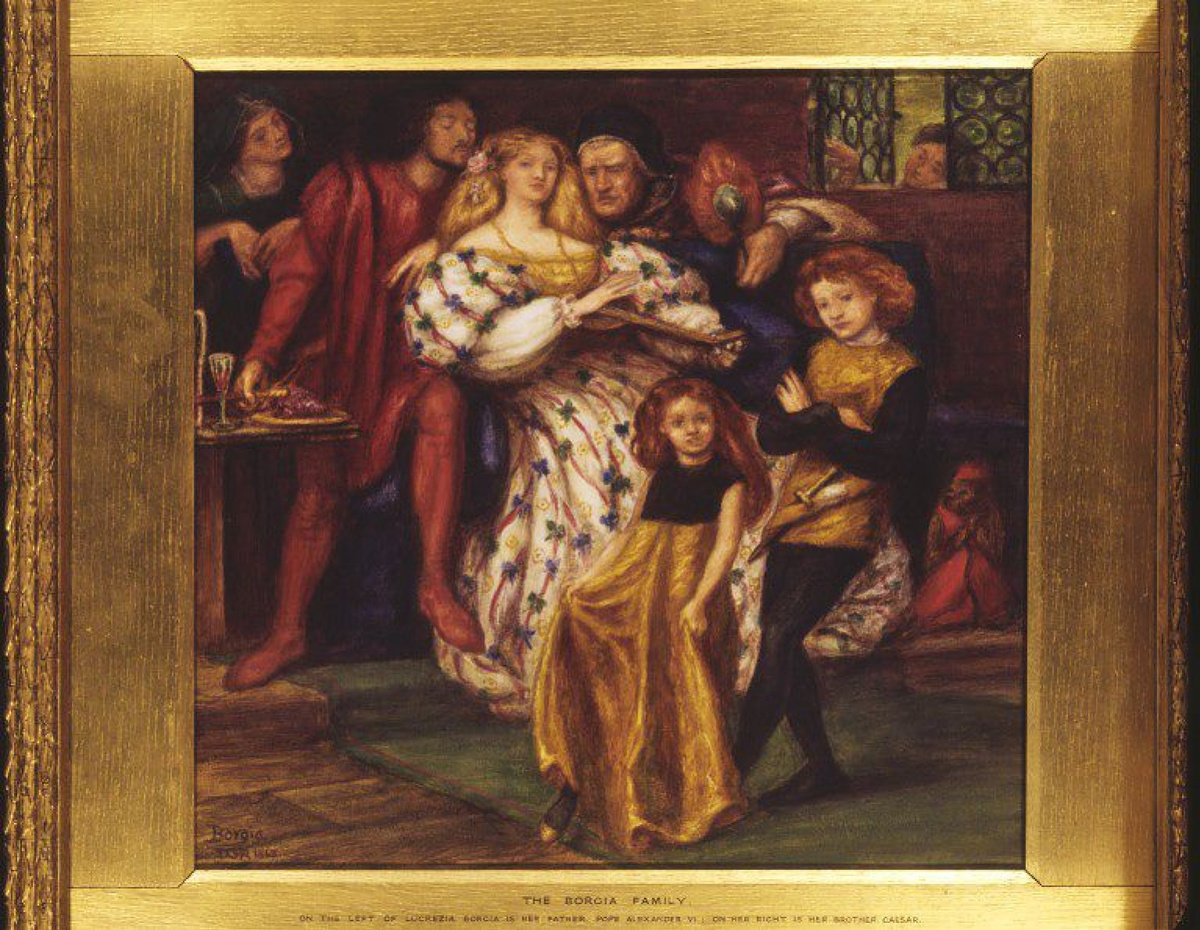 Данте Габриэль Россетти «Семья Борджиа», 1863