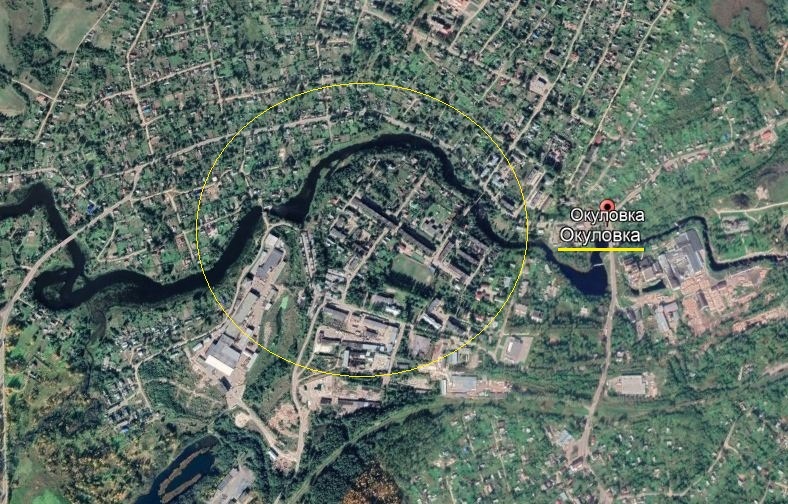 Город Окуловка, Новгородской области.